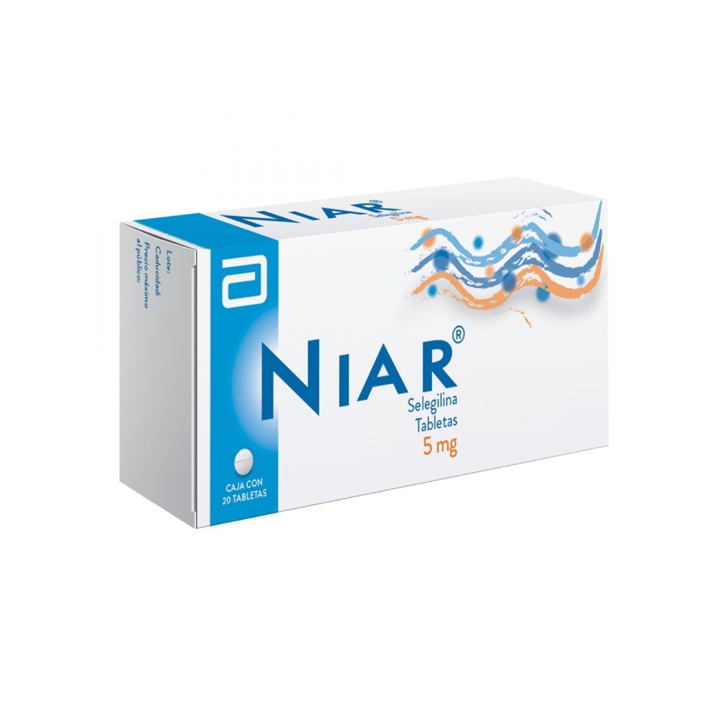 NIAR 5 MG C/20 TAB SELEGILINA LAB ABBOTT