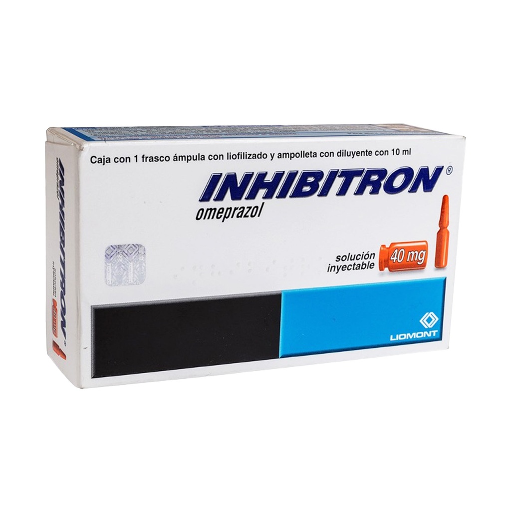 INHIBITRON SOL INY 40 MG/10 ML OMEPRAZOL LAB LIOMONT