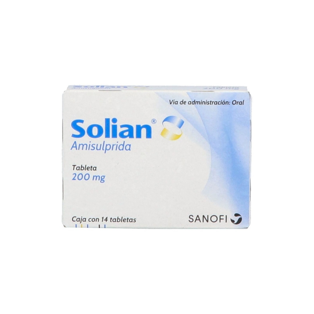 [1116] SOLIAN 200 MG C/14 TAB AMISULPRIDA