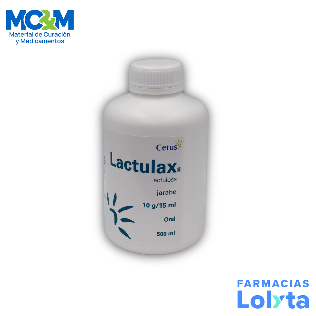 LACTULAX JARABE 10G/15ML C/500 ML LACTULOSA LAB CETUS