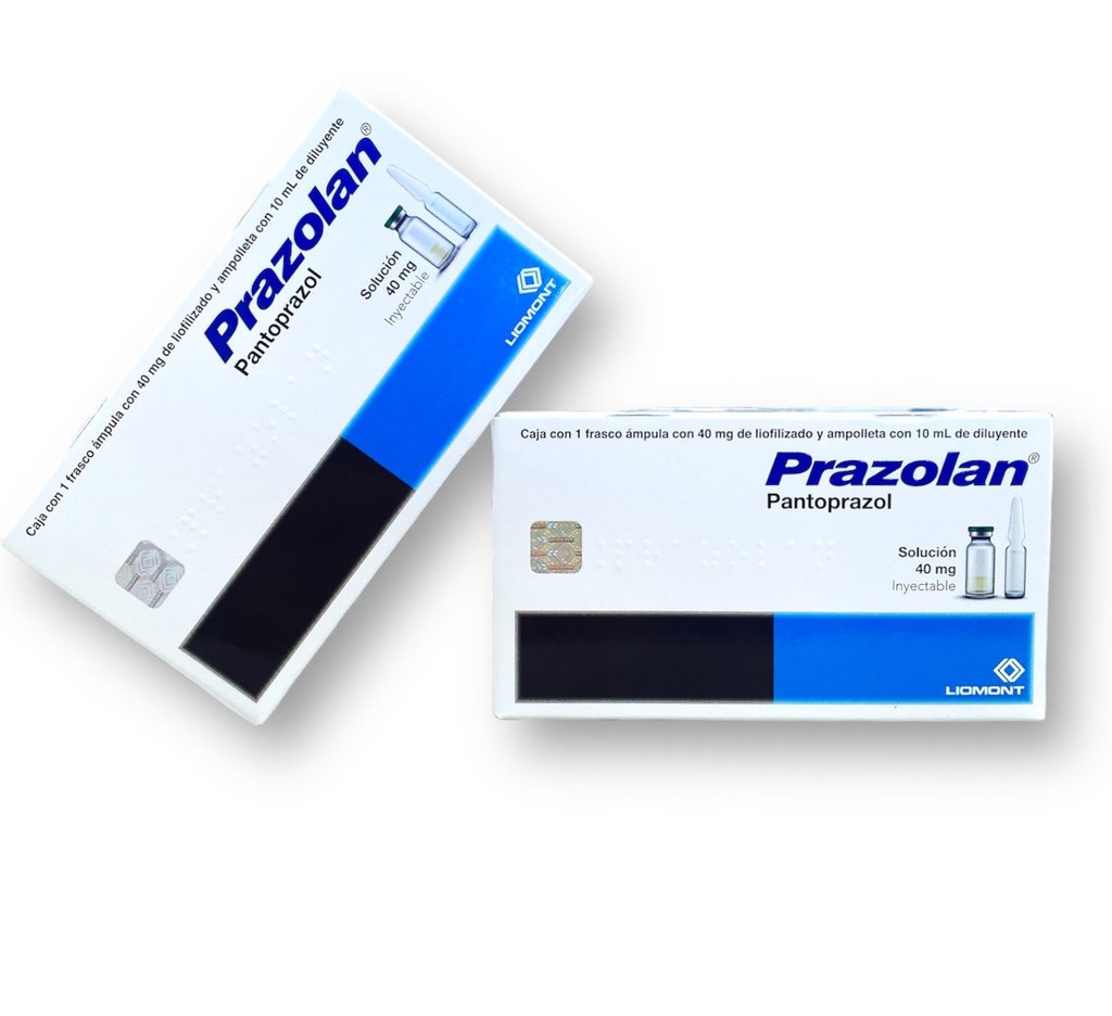 PRAZOLAN SOL INY 40MG/10ML IV PANTOPRAZOL LAB LIOMONT