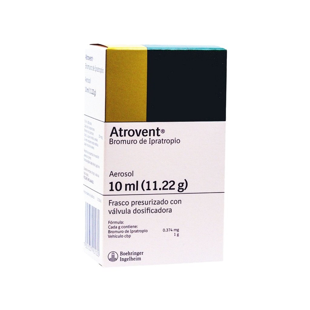 [1129] ATROVENT AEROSOL P/INHALACION BUCAL 20 MCG C/200 DOSIS FCO C/10 ML (11.22 G) BROMURO DE IPRATROPIO LAB BOEHRINGER