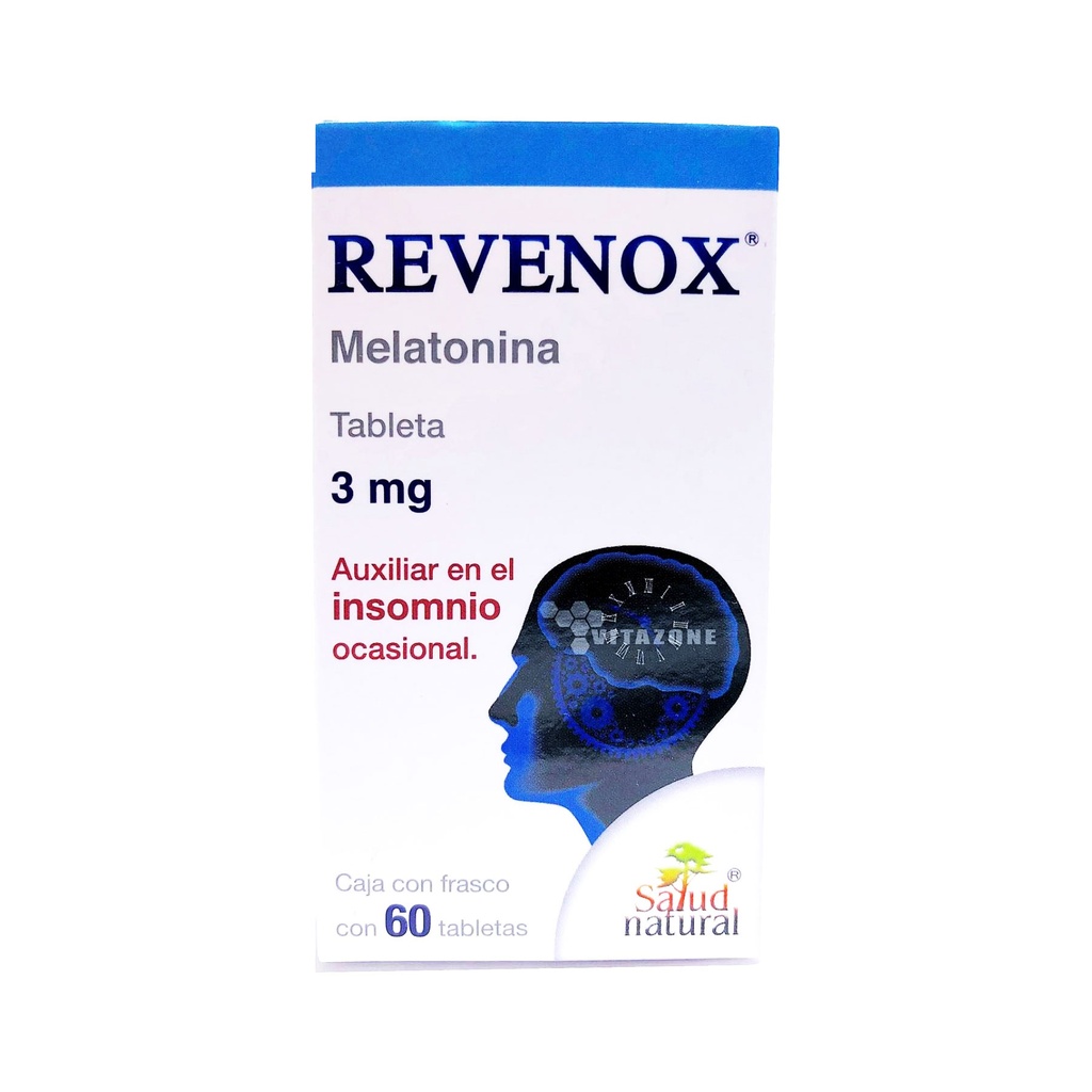 MELATONINA 3 MG C/60 TAB REVENOX LAB SALUD NATURAL