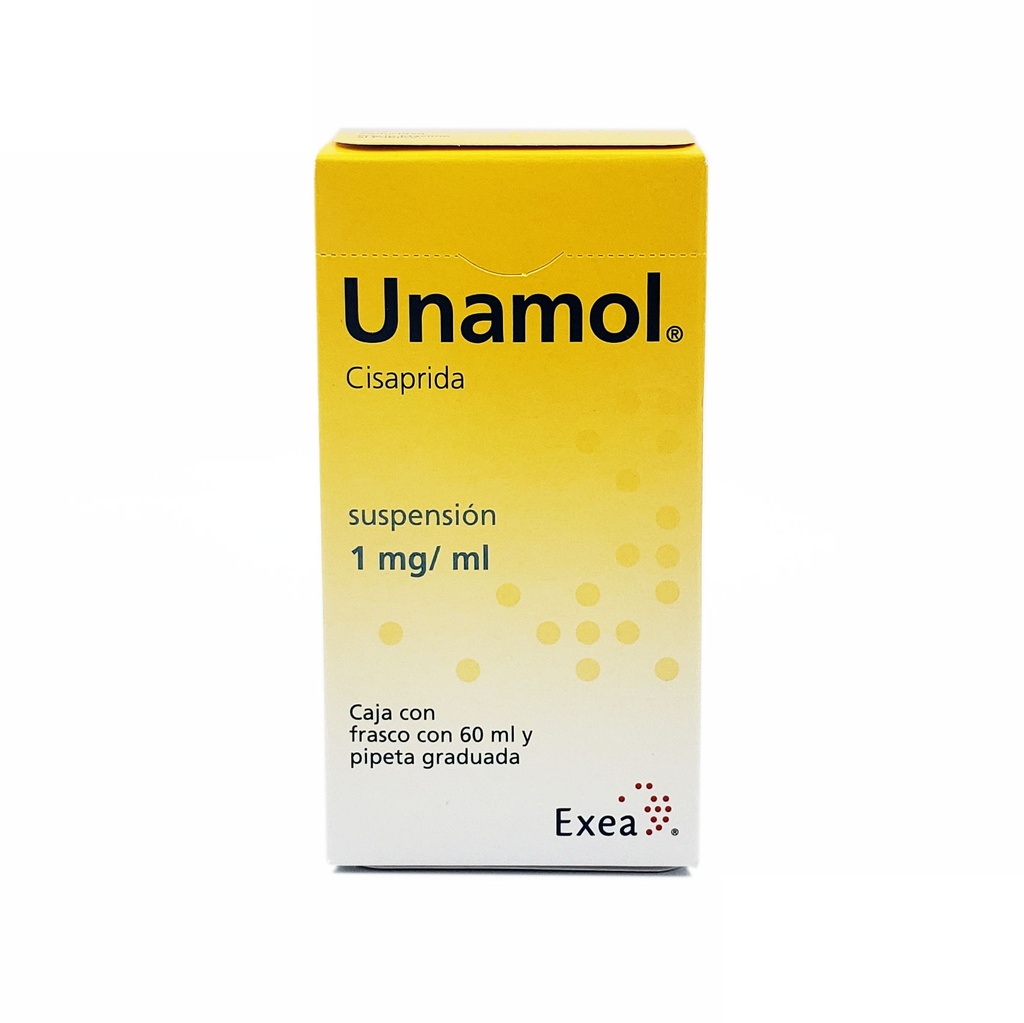 UNAMOL SUSPENSION 1MG/ML C/60 ML CISAPRIDA LAB EXEA