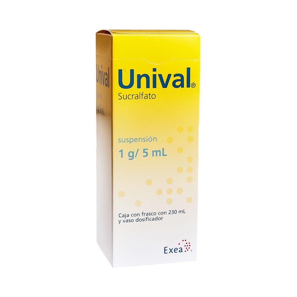 [1144] UNIVAL 1G/5ML SUSPENSIÓN 230ML SUCRALFATO LAB EXEA