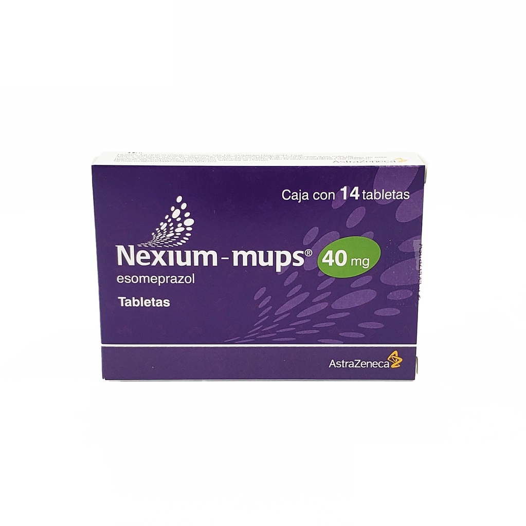 NEXIUM-MUPS 40 MG C/14 TAB ESOMEPRAZOL LAB ASTRAZENECA