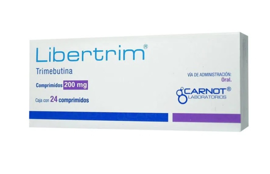 LIBERTRIM 200 MG C/24 COMPR TRIMEBUTINA LAB CARNOT