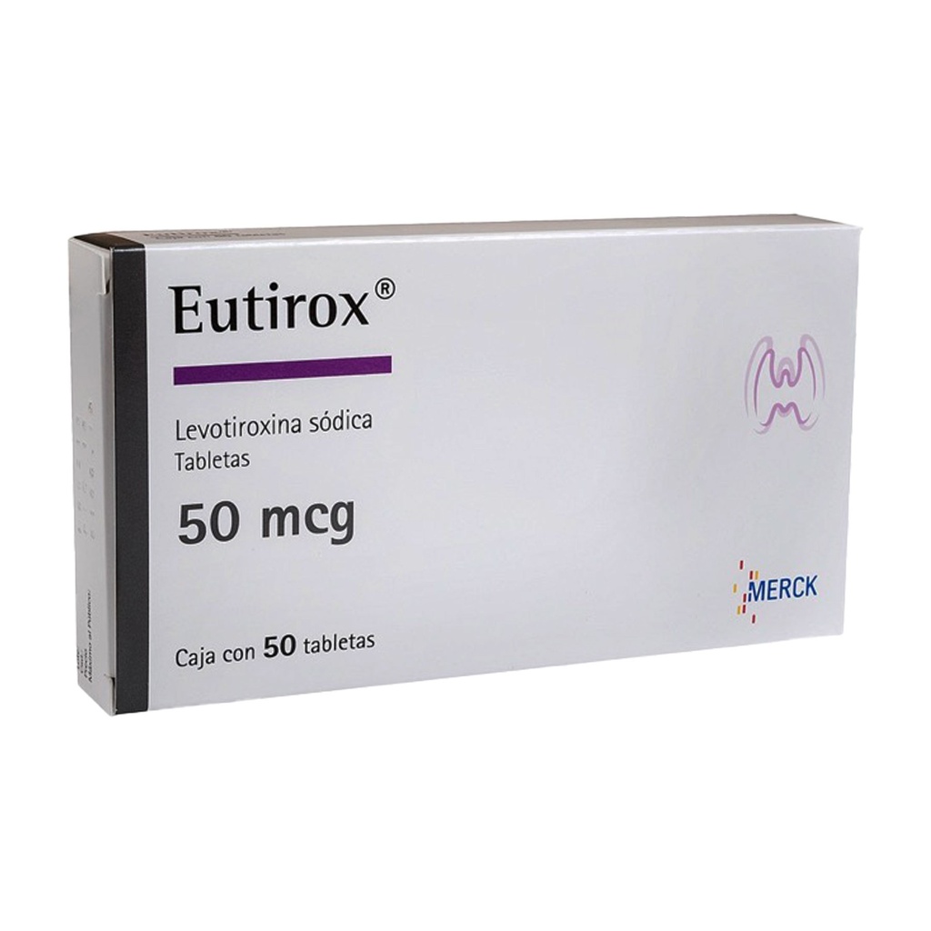 EUTIROX 50MCG C/50 TAB LEVOTIROXINA SODICA LAB MERCK