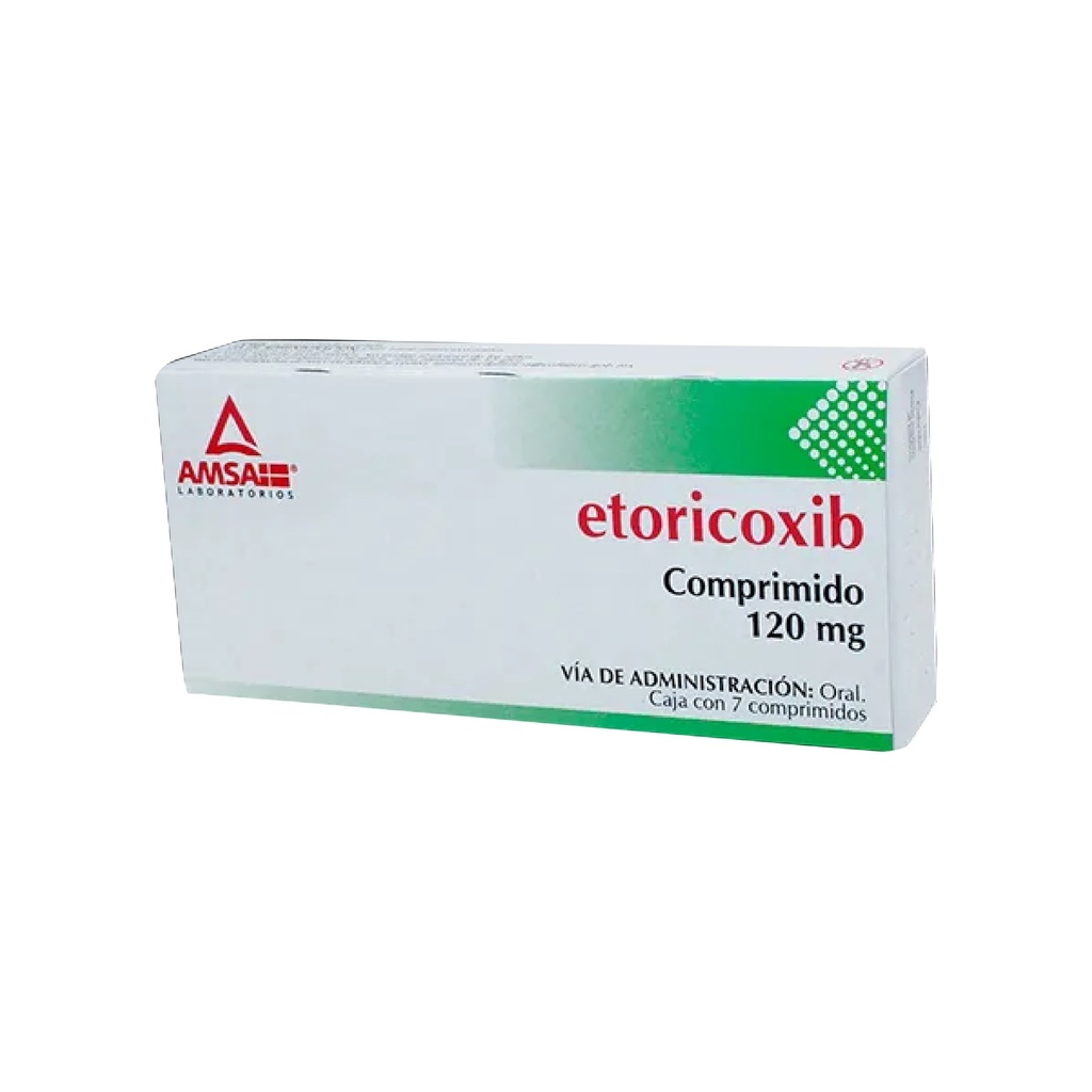 ETORICOXIB 120 MG C/7 COMPRIMIDOS LAB AMSA