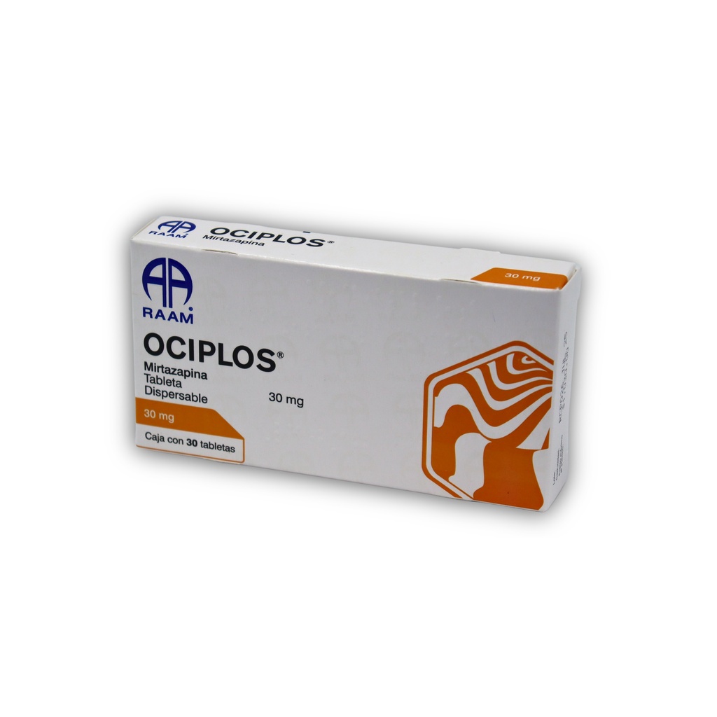 MIRTAZAPINA 30 MG C/30 TAB DISPERSABLES OCIPLOS LAB RAAM