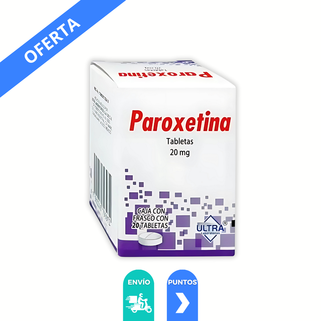 PAROXETINA 20 MG C/20 TAB LAB ULTRA