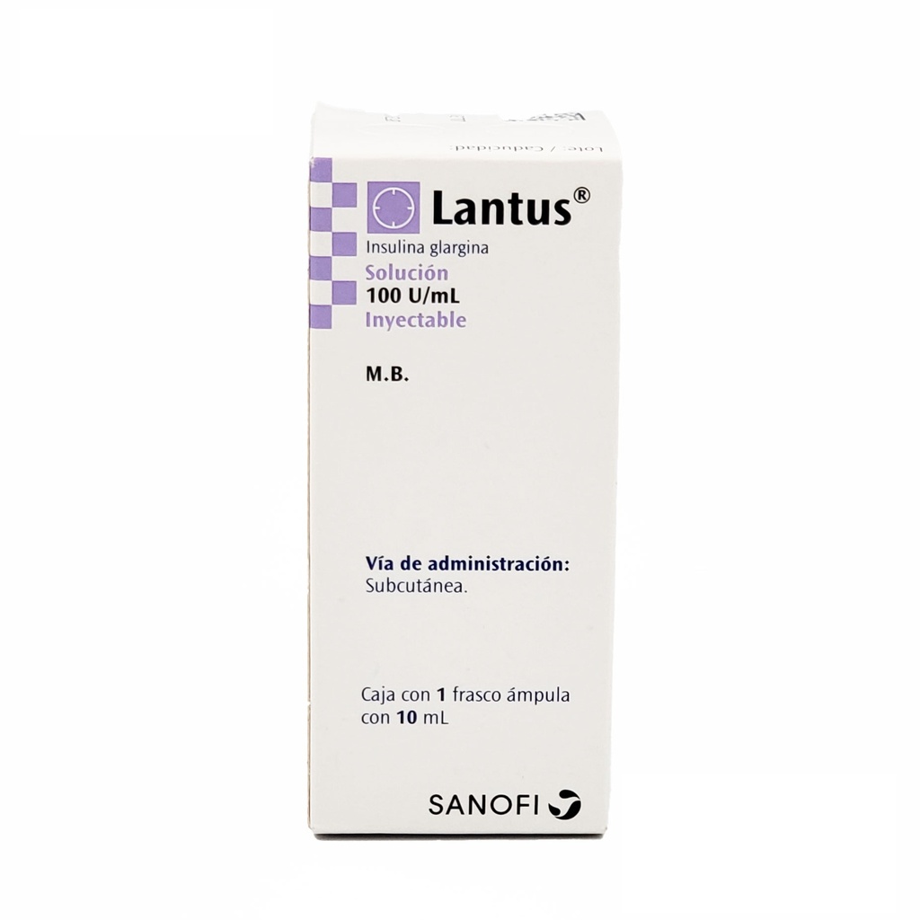 INSULINA LANTUS SOLOSTAR SOL INY 100 U/ML C/10 ML INSULINA GLARGINA (RF)