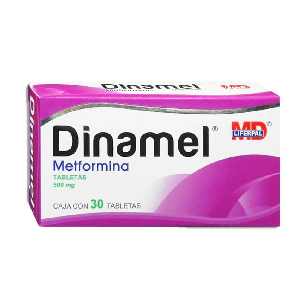[1193] METFORMINA 500 MG C/30 TAB DINAMEL LAB LIFERPAL MD