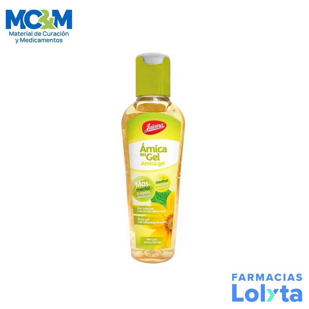 ARNICA GEL FCO C/120 ML LAB JALOMA