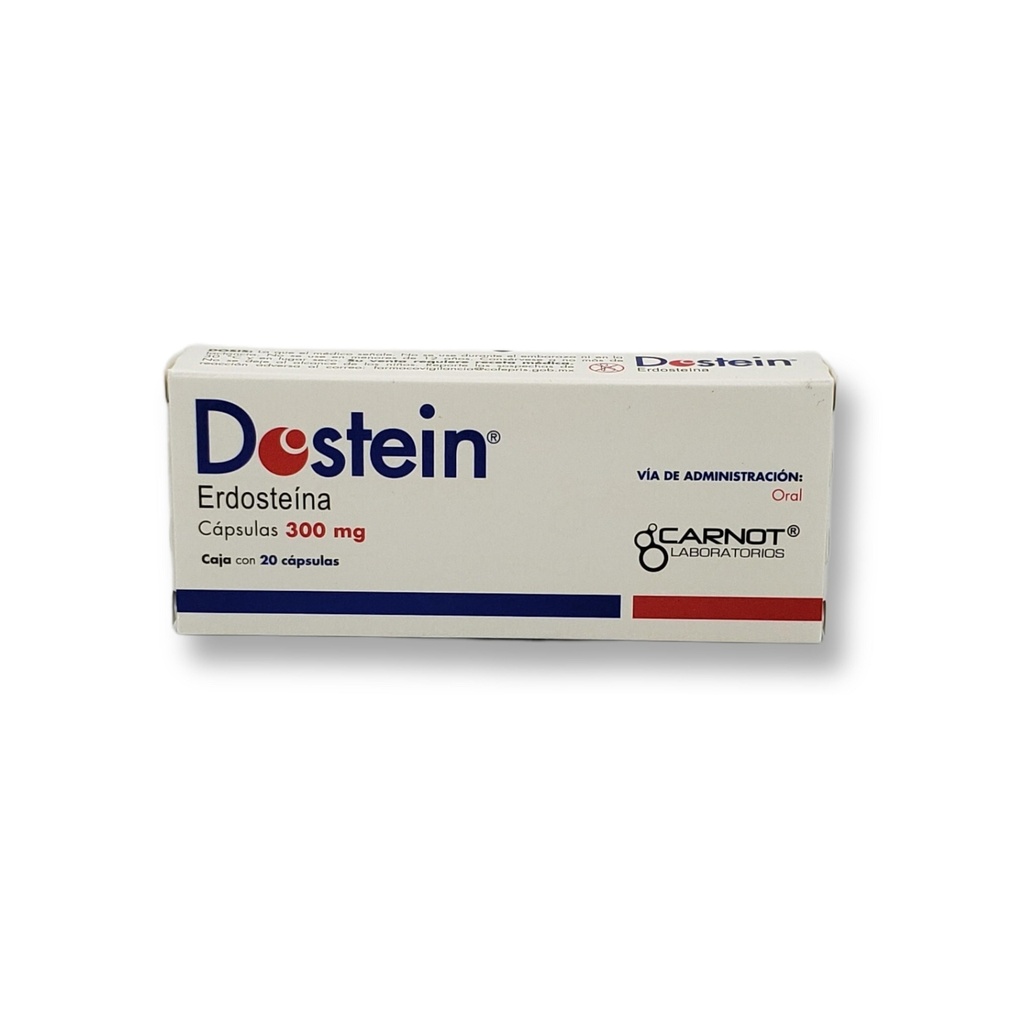 DOSTEIN 300MG C/20 CAP ERDOSTEINA LAB CARNOT