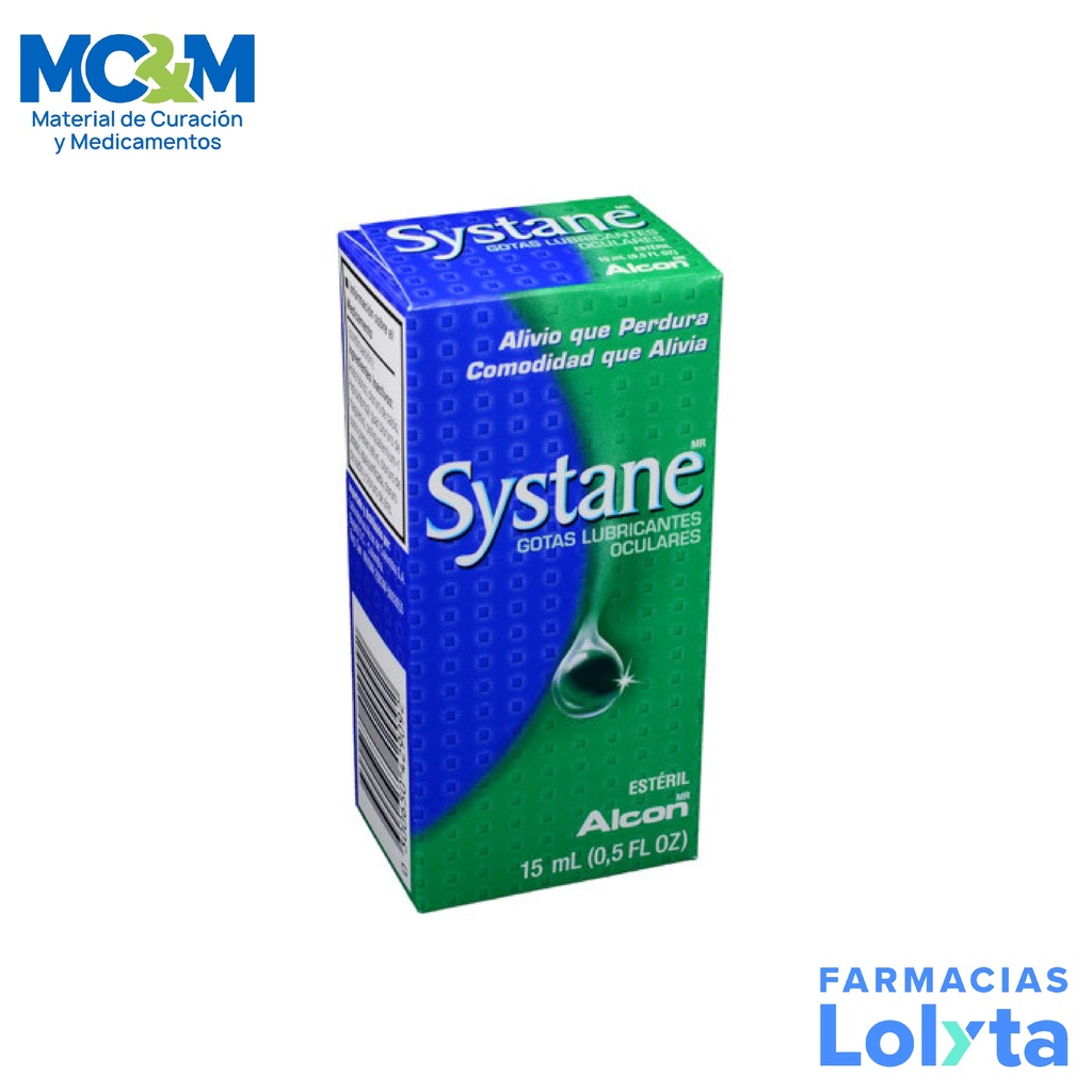 SYSTANE GOTAS LUBRICANTES OCULARES C/15 ML LAB ALCON