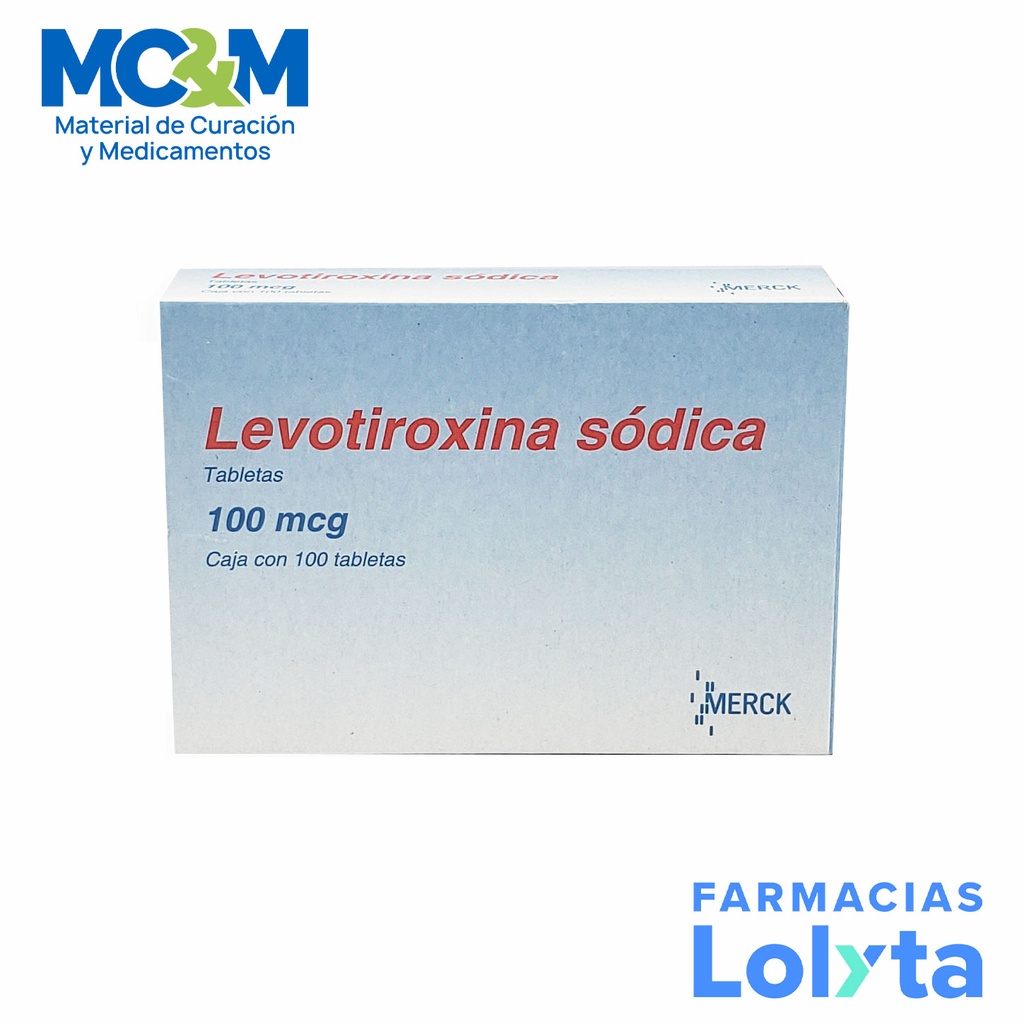 LEVOTIROXINA SODICA 100 MCG C/100 TAB LAB MERCK