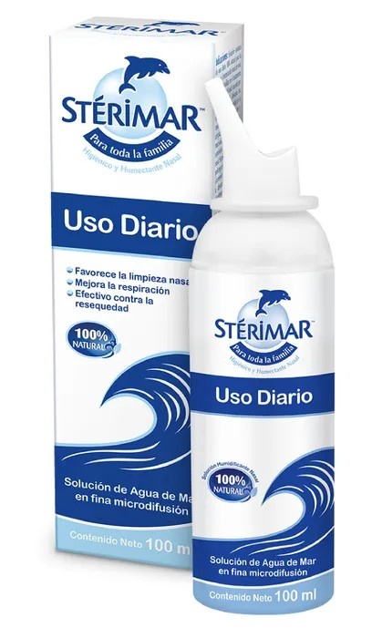 [1251] STERIMAR SOL HUMECTANTE NASAL USO DIARIO C/100 ML AGUA DE MAR ISOTONICA LAB CHURCH&DWIGHT