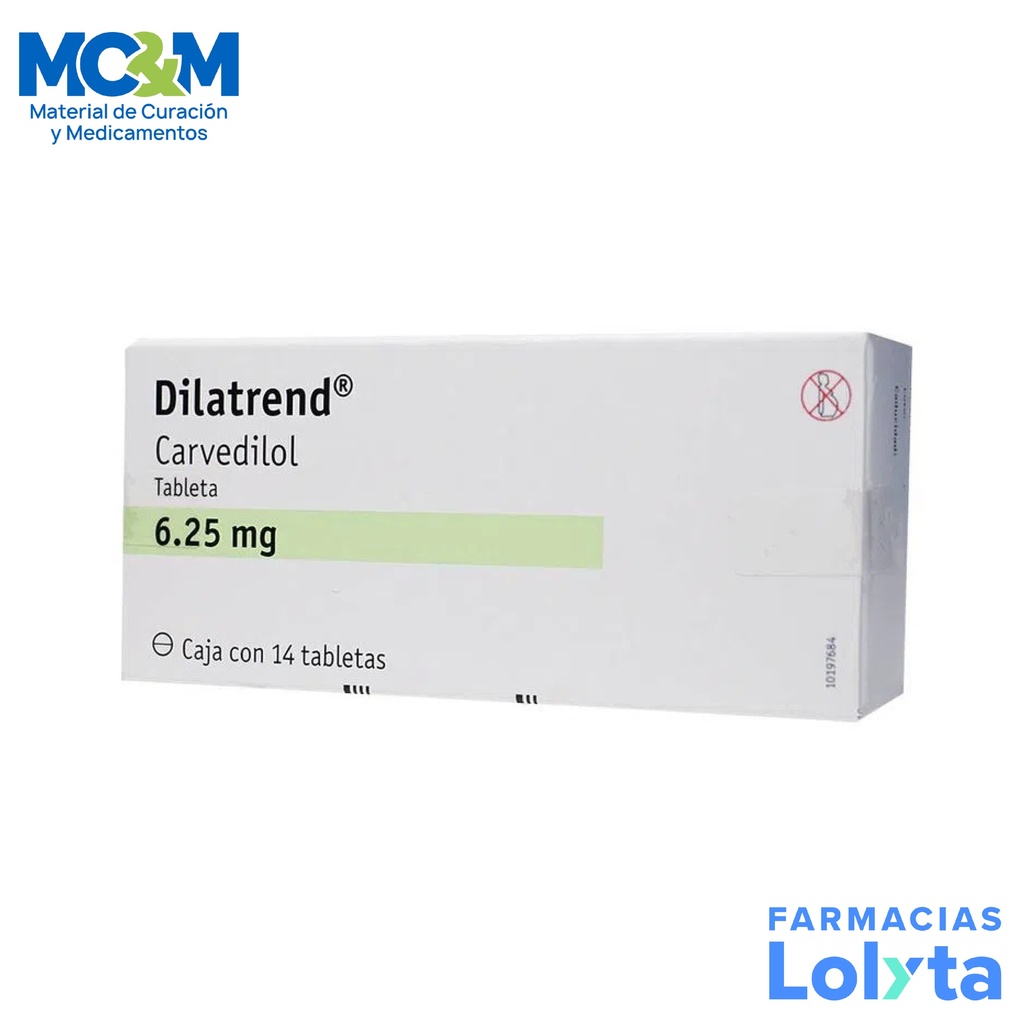 DILATREND 6.25 MG C/14 TAB CARVEDILOL LAB CHEPLAPHARM