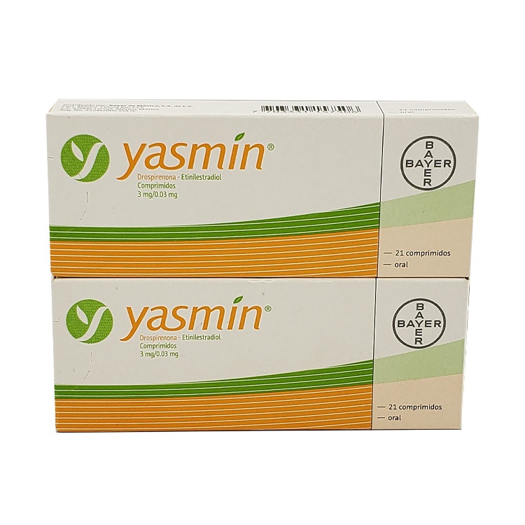[1260] YASMIN 3MG/0.03MG C/21 COMPR DROSPIRENONA ETINILESTRADIOL LAB BAYER