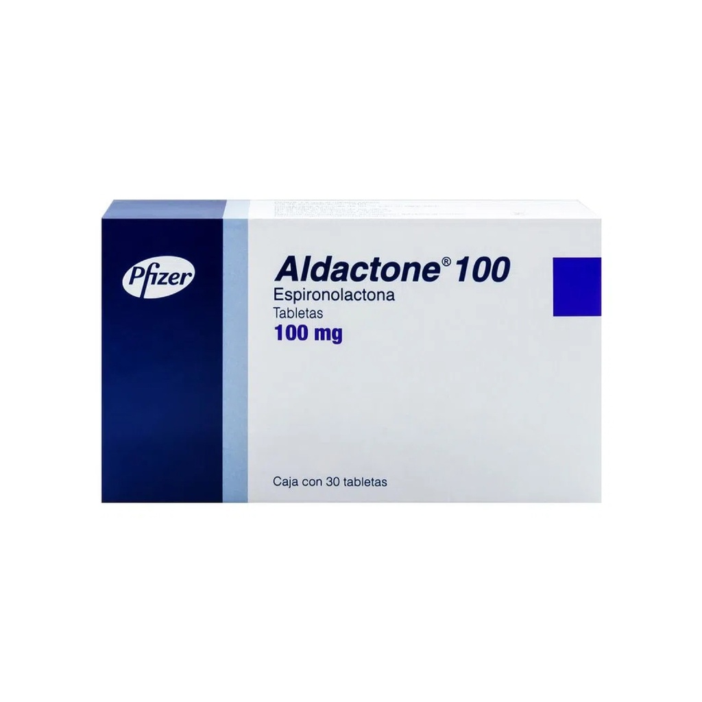 ALDACTONE 100 MG C/30 TAB ESPIRONOLACTONA LAB PFIZER