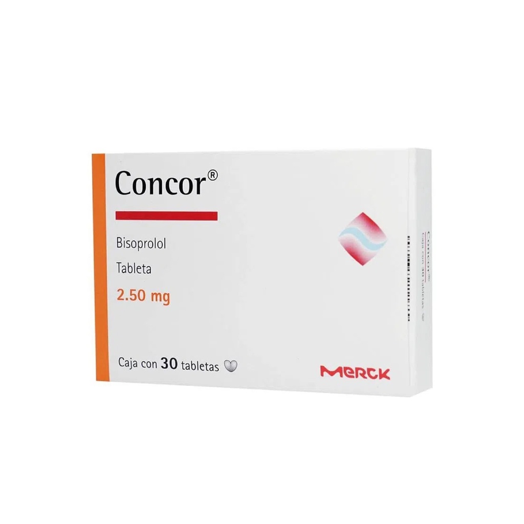 CONCOR 2.50 MG C/30 TAB BISOPROLOL LAB MERCK