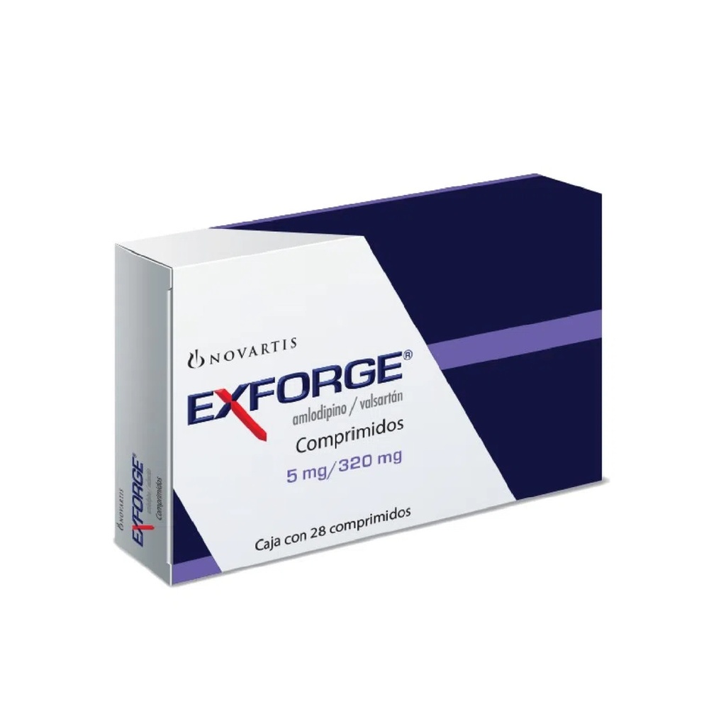 EXFORGE 5/320 MG C/28 COMPRIMIDOS AMLODIPINO VALSARTAN LAB NOVARTIS