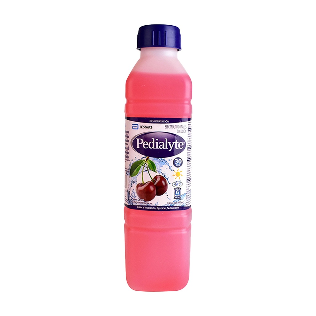 PEDIALYTE SR 45 MEQ SABOR FRESA 500 ML ELECTROLITOS LAB ABBOTT