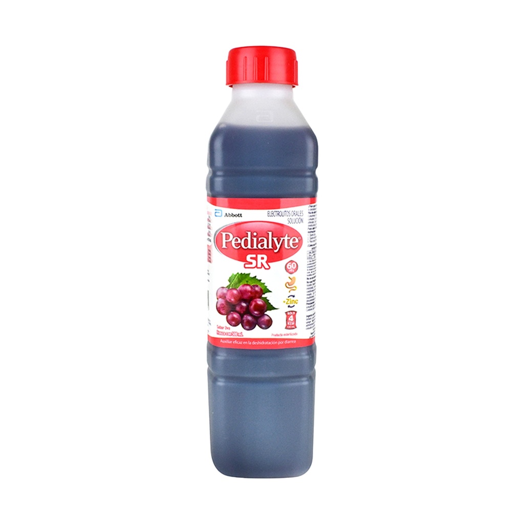 PEDIALYTE SR 60 MEQ SABOR UVA 500 ML LAB ABBOTT