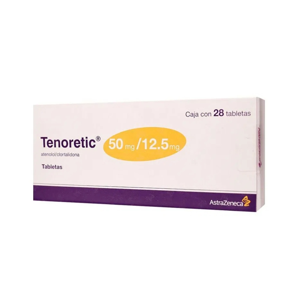 [1293] TENORETIC 50/12.5 MG C/28 TAB ATENOLOL CLORTALIDONA LAB ASTRAZENECA