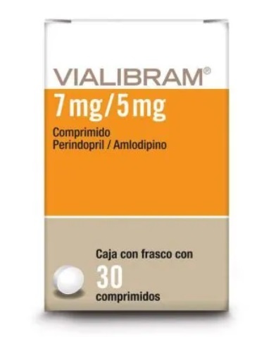 [1295] VIALIBRAM 7/5 MG C/30 COMPRIMIDOS PERINDOPRIL AMLODIPINO LAB BECKMAN