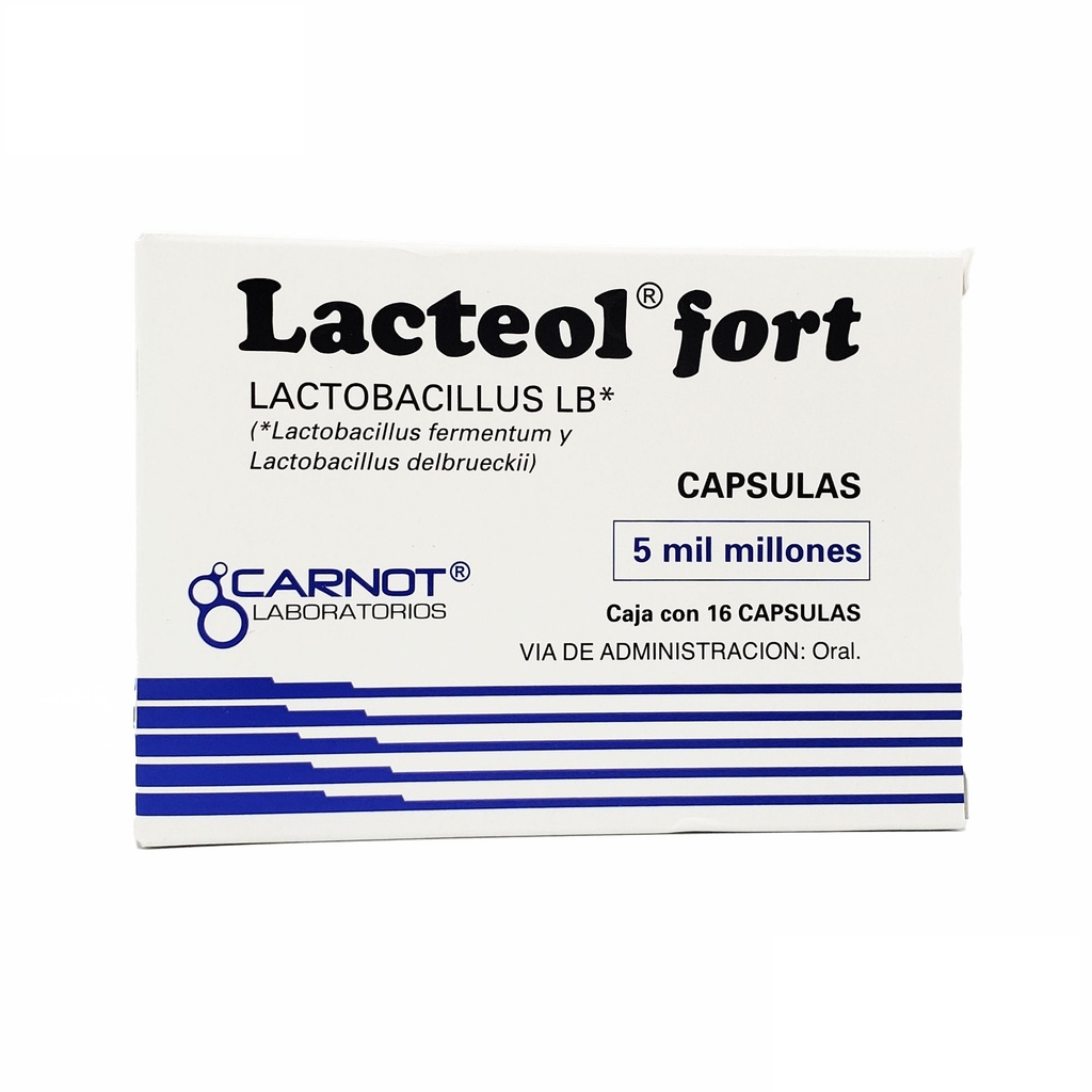 LACTEOL FORT 5 MIL MILLONES C/16 CAP LAB CARNOT