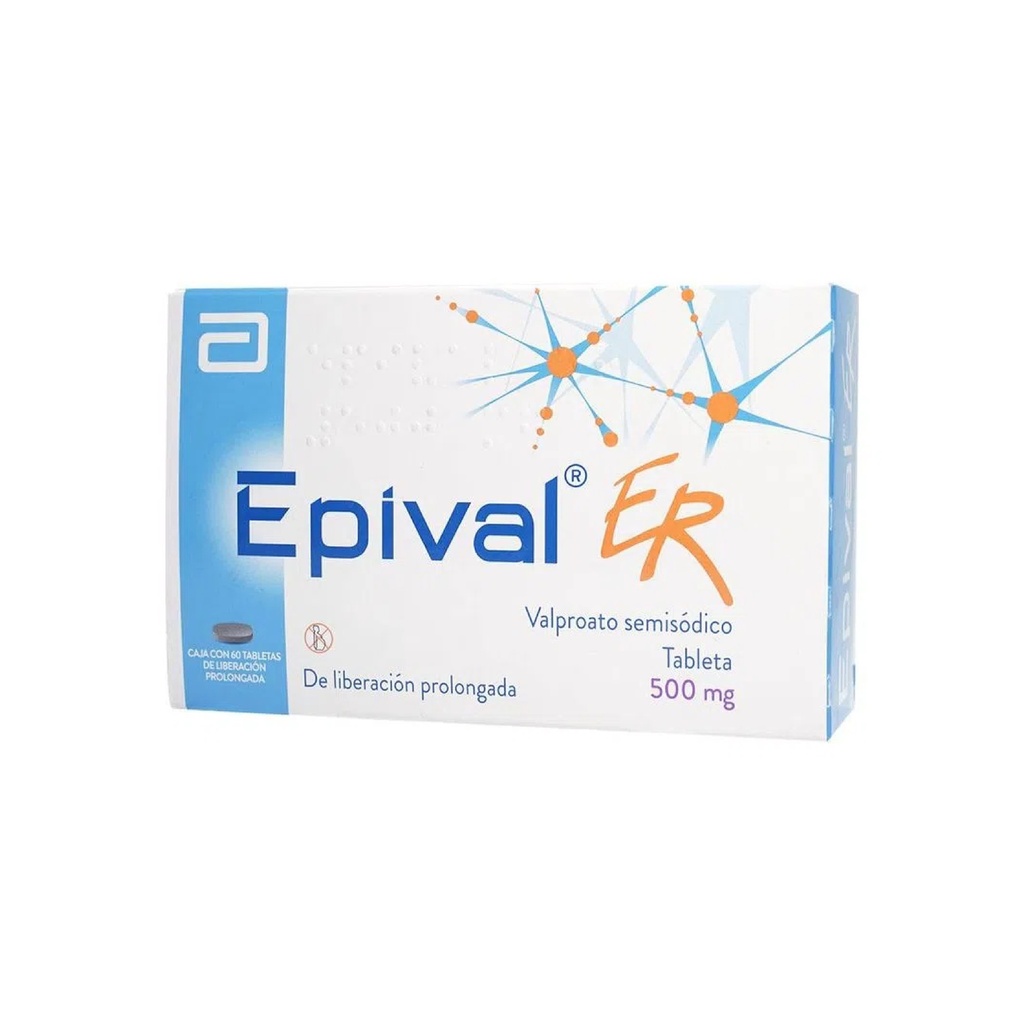 EPIVAL ER 500 MG C/60 TAB LP VALPROATO SEMISODICO LAB ABBOTT