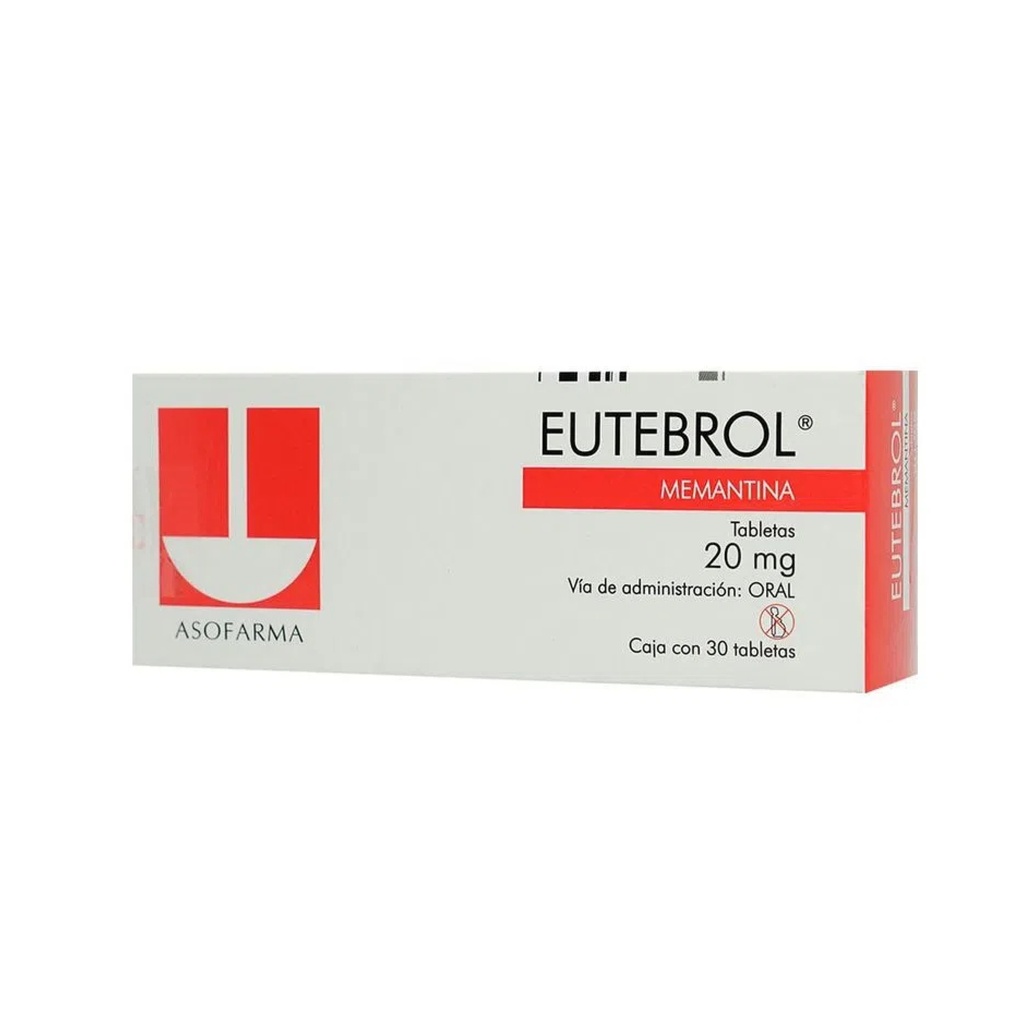 EUTEBROL 20MG C/30 TAB MEMANTINA LAB ASOFARMA