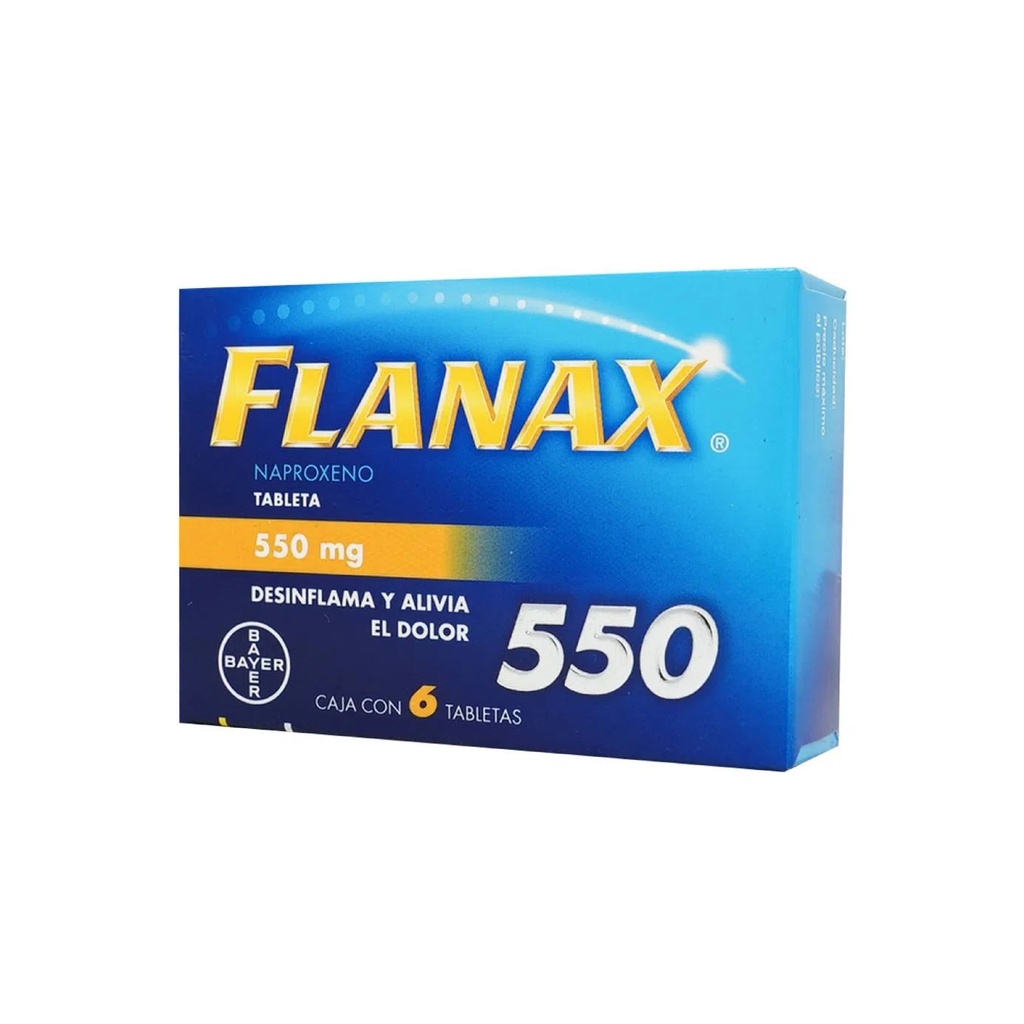 FLANAX 550MG C/6 TAB NAPROXENO LAB BAYER