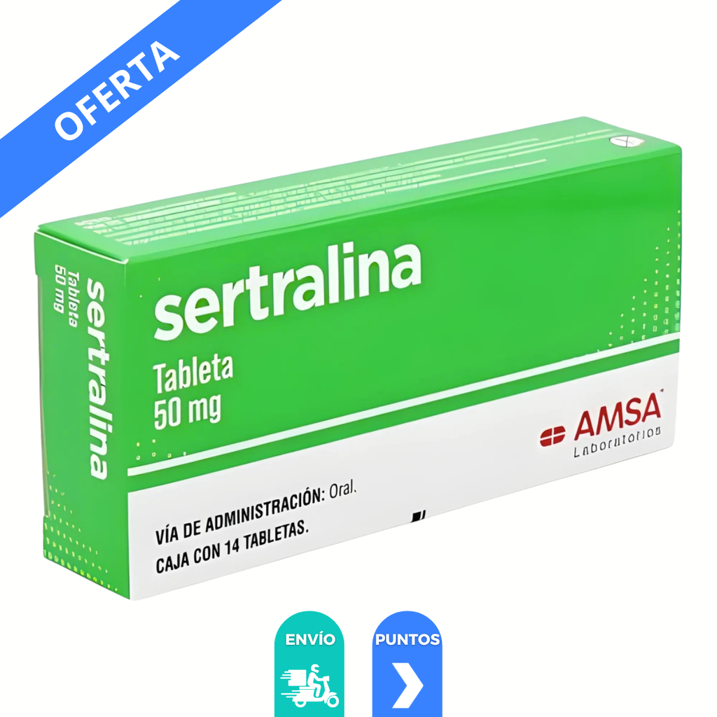 SERTRALINA 50 MG C/14 TAB LAB AMSA