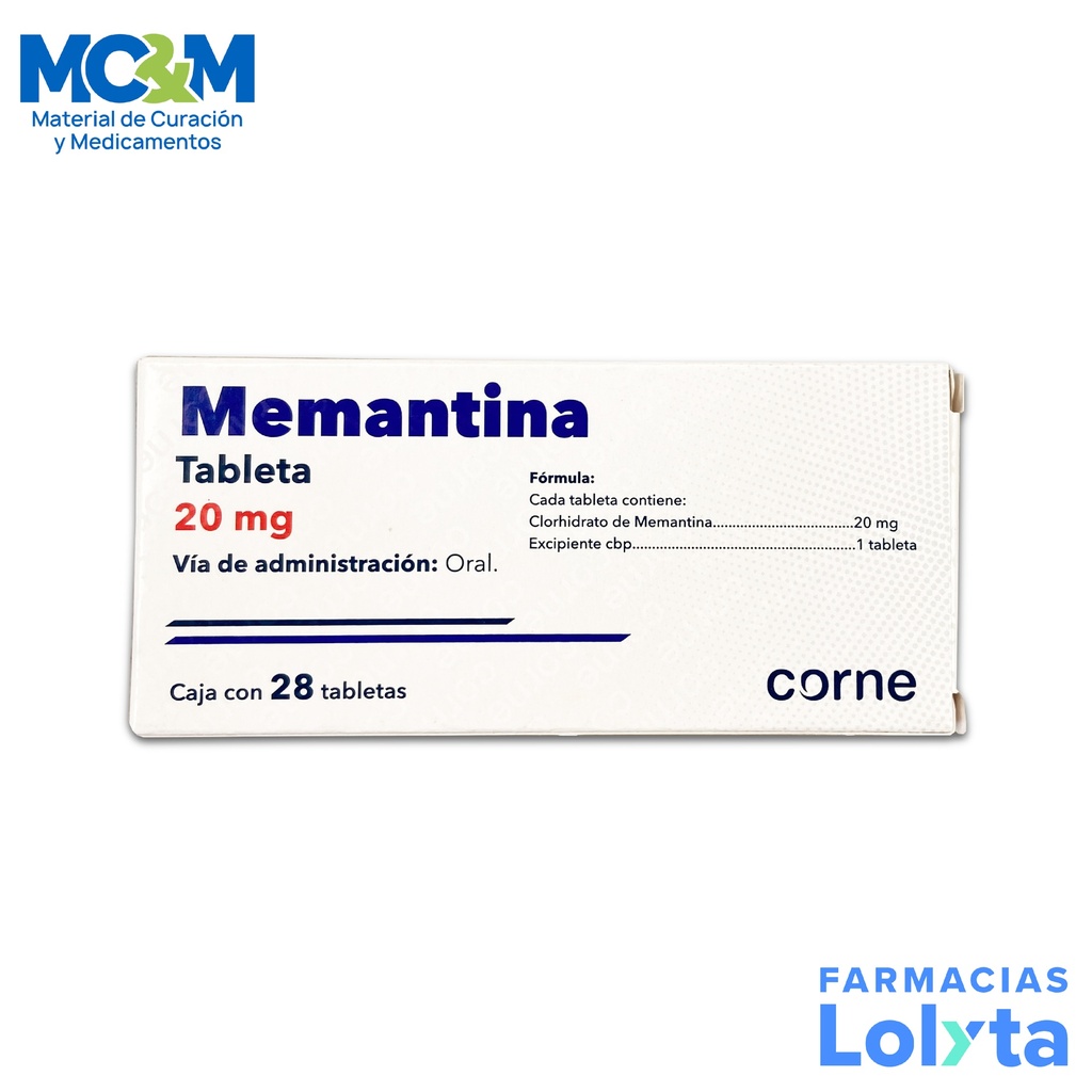 MEMANTINA 20 MG C/28 TAB LAB CORNE