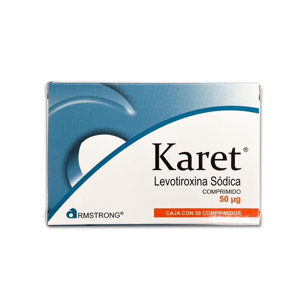LEVOTIROXINA SODICA 50MCG C/50 COMPRIMIDOS KARET LAB ARMSTRONG
