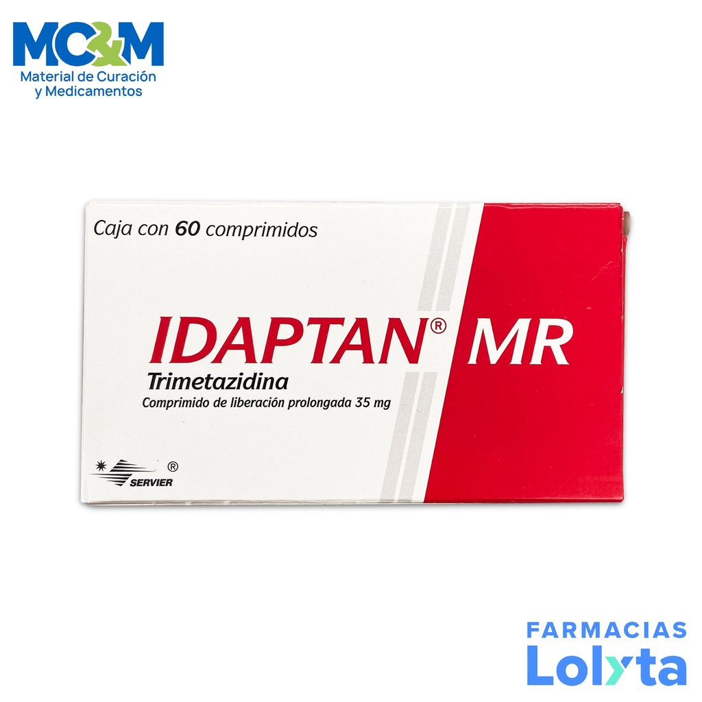 IDAPTAN MR 35MG C/60 COMPRIMIDOS LP TRIMETAZIDINA LAB SERVIER