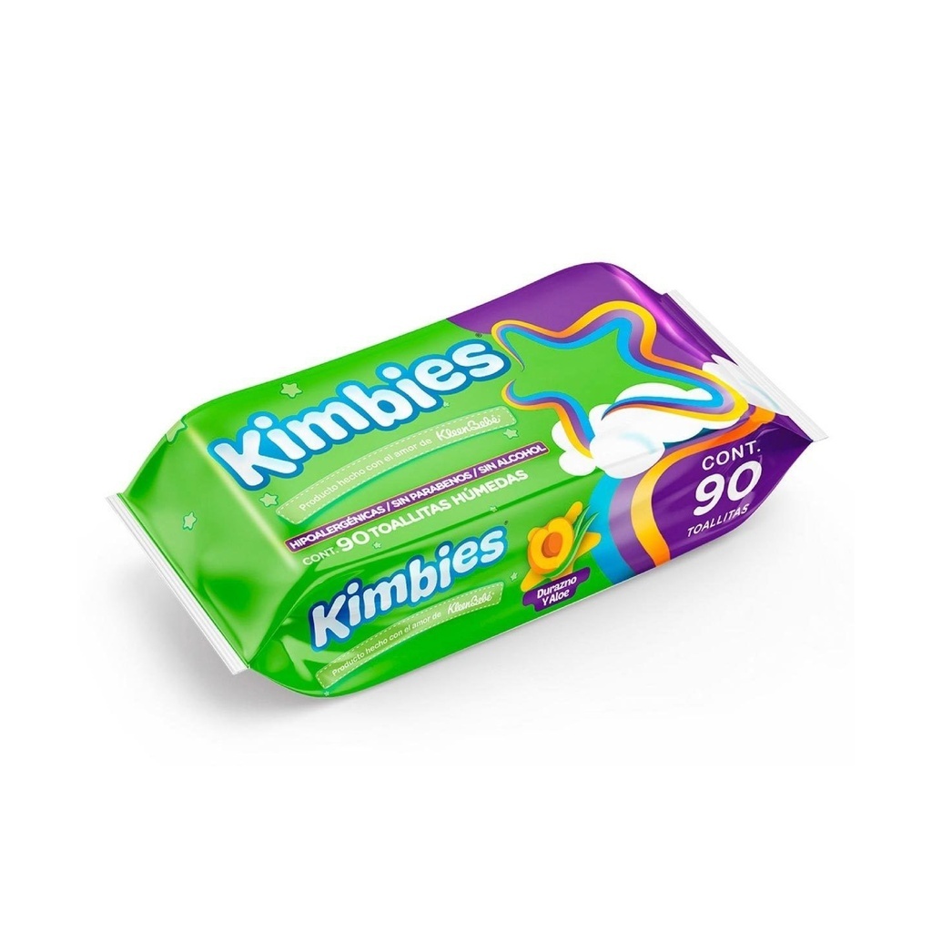 KIMBIES TOALLITAS HUMEDAS P/BEBE C/90 PZAS KIMBERLY CLARK