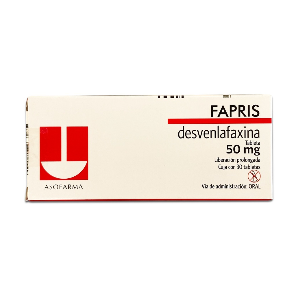 FAPRIS 50MG C/30 TAB LP DESVENLAFAXINA LAB ASOFARMA