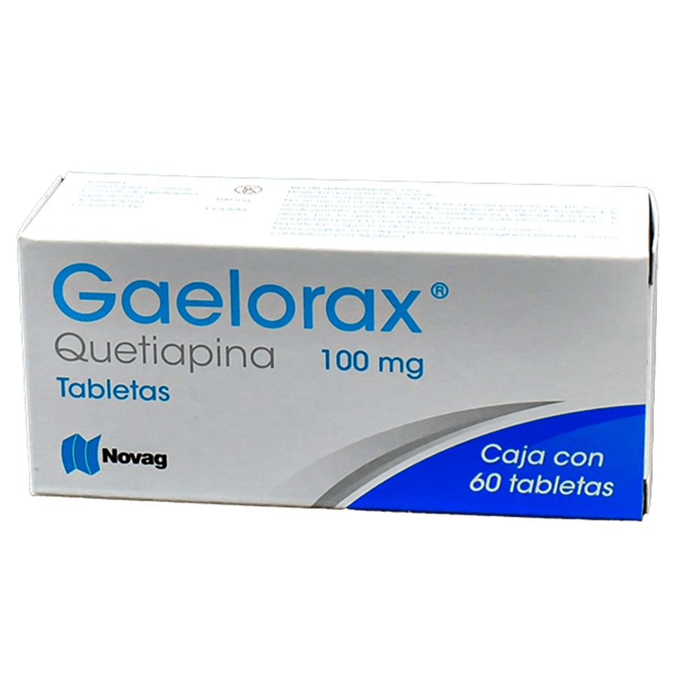 QUETIAPINA 100 MG C/60 TAB GAELORAX LAB NOVAG