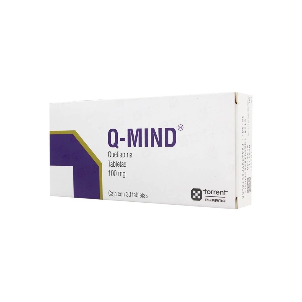 Q-MIND 100 MG C/30 TAB QUETIAPINA LAB TORRENT PHARMA