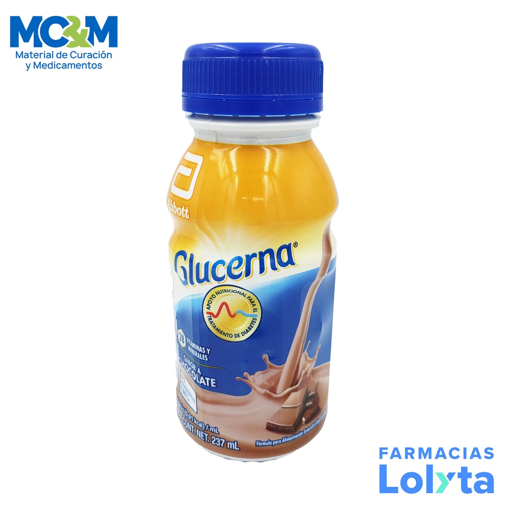 SUPLEMENTO ALIMENTICIO GLUCERNA 237 ML CHOCOLATE LAB ABBOTT