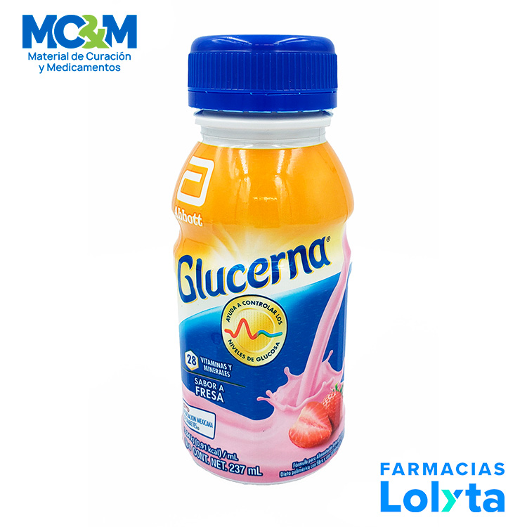SUPLEMENTO ALIMENTICIO GLUCERNA 237 ML FRESA LAB ABBOTT