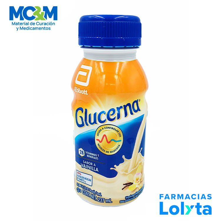 SUPLEMENTO ALIMENTICIO GLUCERNA 237 ML VAINILLA LAB ABBOTT