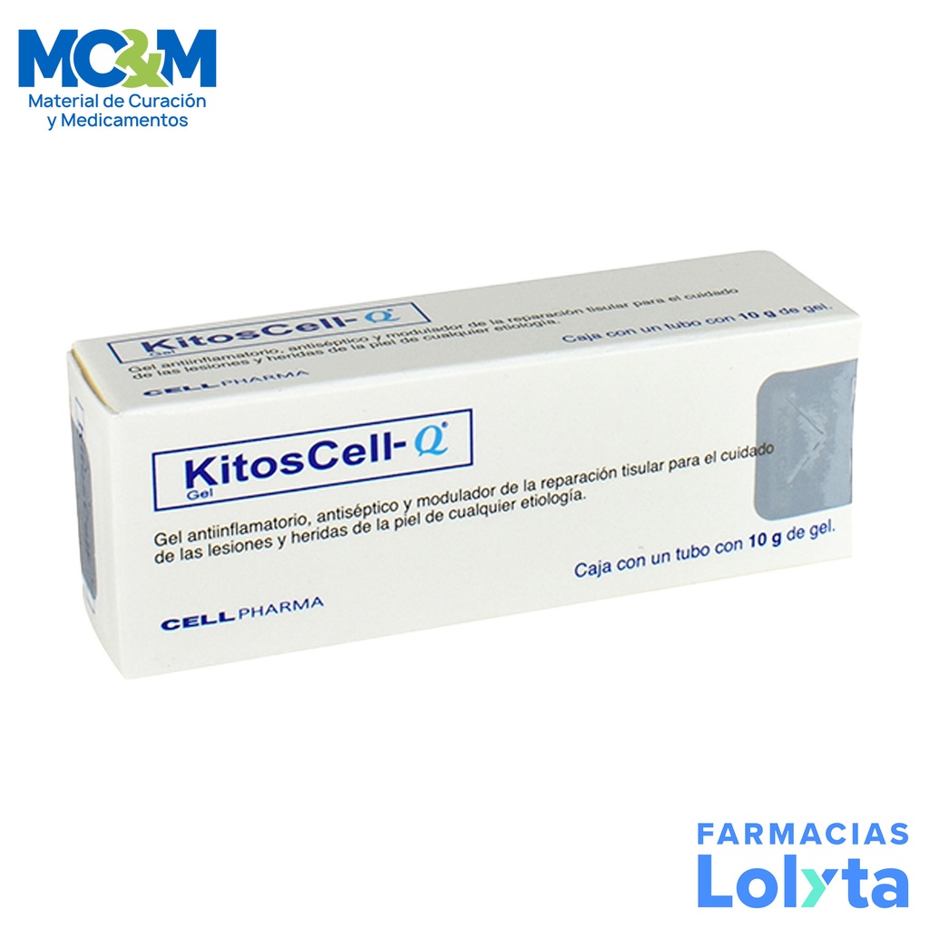 KITOSCELL Q GEL 8/0.016 G/100 G TUBO C/10 G PIRFENIDONA ODD-M LAB MEDIFARMA