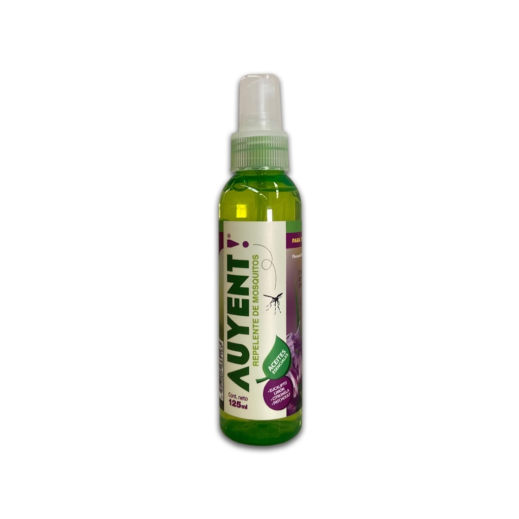 [1411] REPELENTE DE MOSQUITOS C/ACEITES ESENCIALES SOL C/125ML AUYENT LAB PHARMADAN