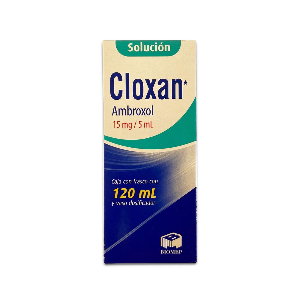AMBROXOL 15MG/5ML SOL 120ML CLOXAN LAB BIOMEP