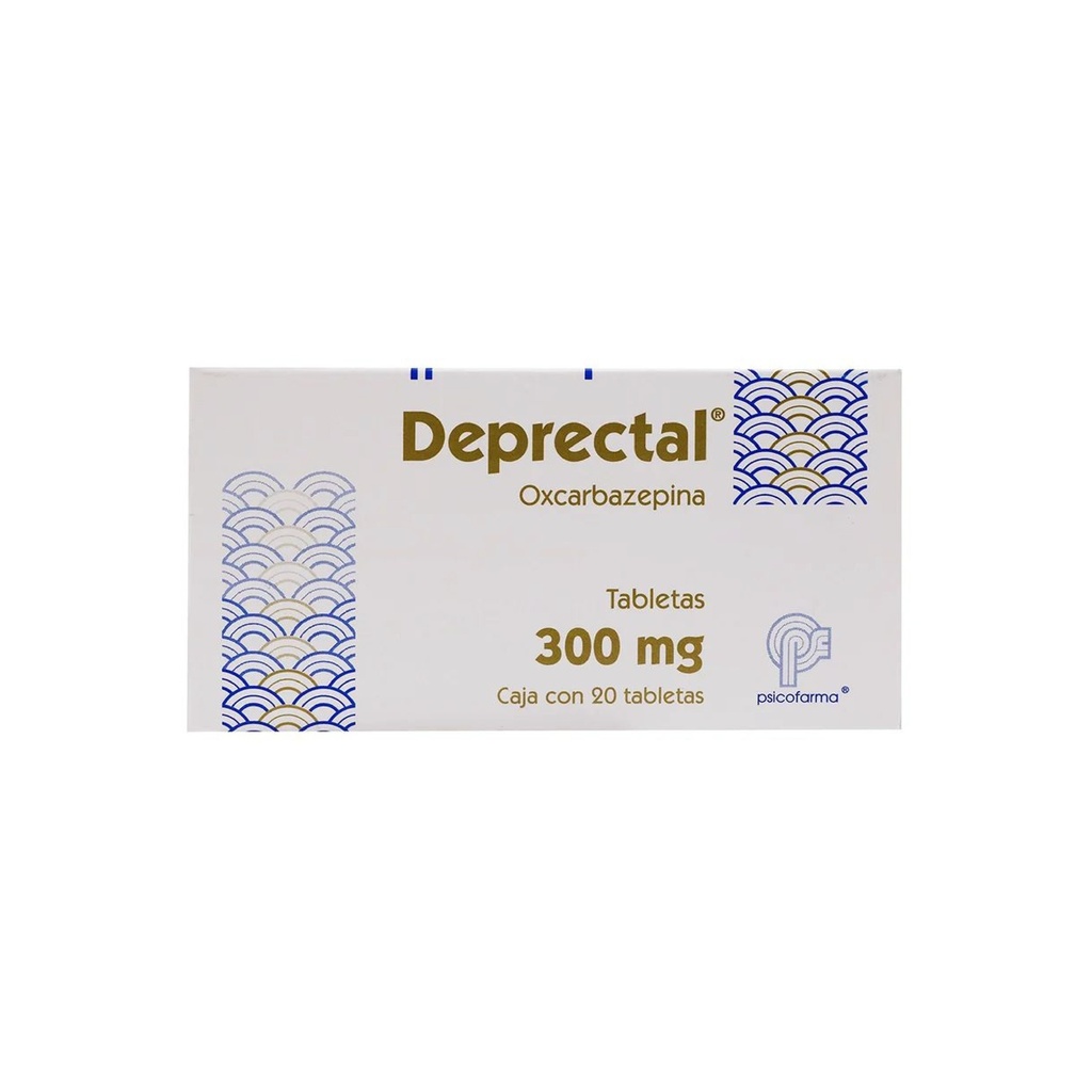 OXCARBAZEPINA 300MG C/20 TAB DEPRECTAL LAB PSICOFARMA